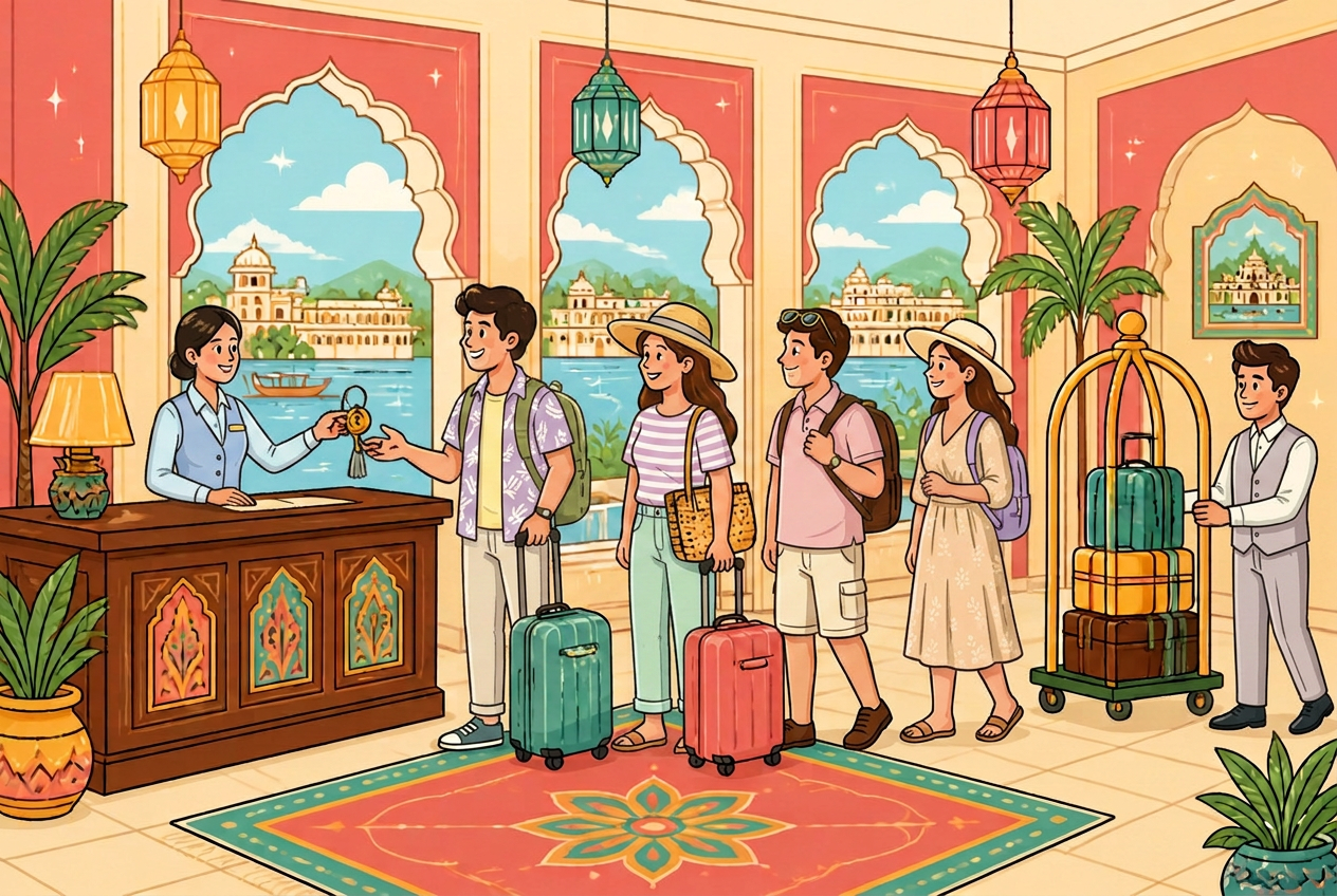 Illustration for Check-in & Lunch