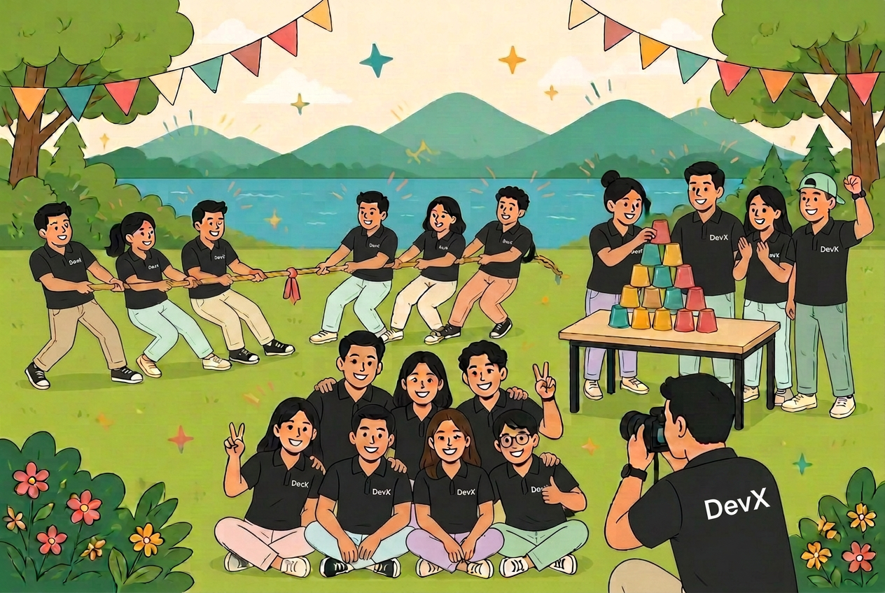 Illustration for Team Bonding Activities & Photo Session